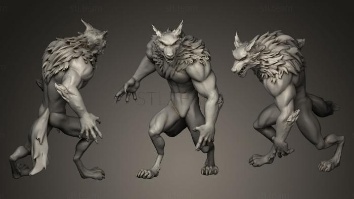 3D model Werewolf VR Sculpt (STL)